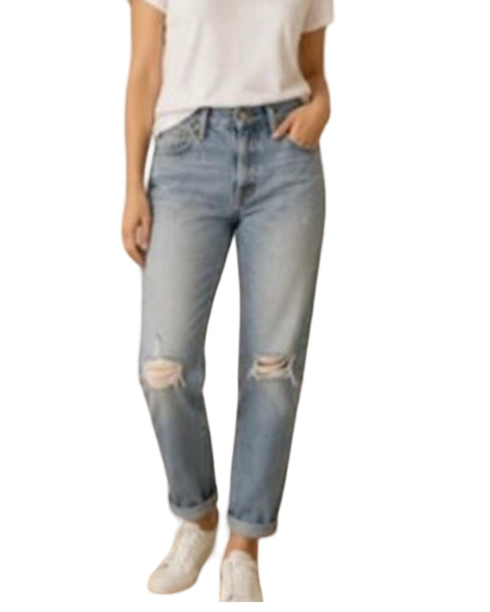 Levis 501 Big E Jeans Size 27 Relaxed Womens Boyfriend Size 6 Comfort